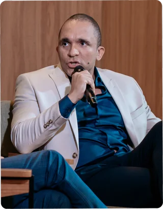Retrato de Conrado Adolpho, professor convidado.